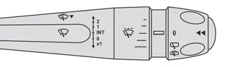 Peugeot 308. Przełącznik wycieraczek