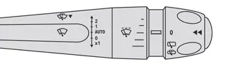 Peugeot 308. Przełącznik wycieraczek