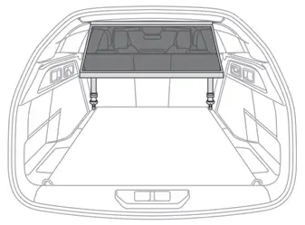 Peugeot 308. Za kanapą tylną